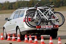 GTÜ testet sechs Fahrradträger fürs Auto. Foto: Auto-Reporter/GTÜ/Emmerling